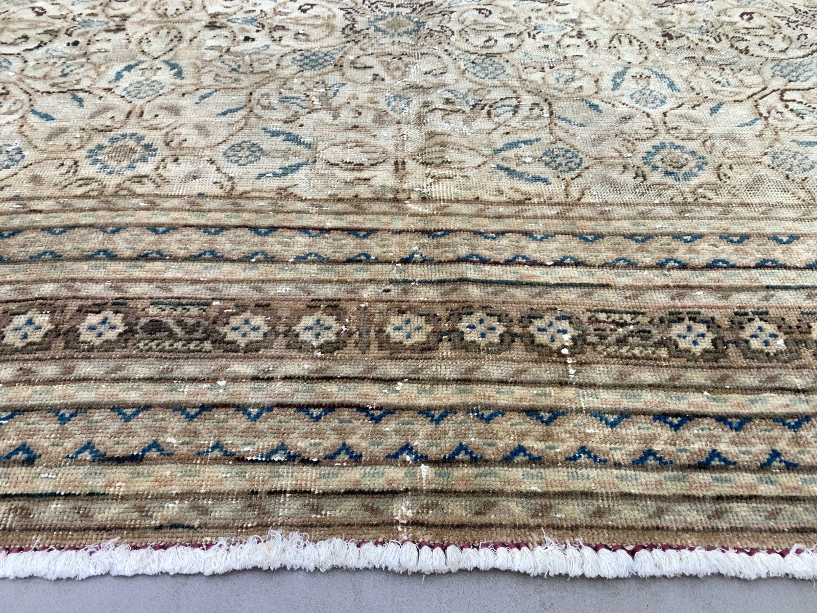 Vintage Turkish Rug 292x190 Cm, Tribal Wool Carpet Large photo vintage