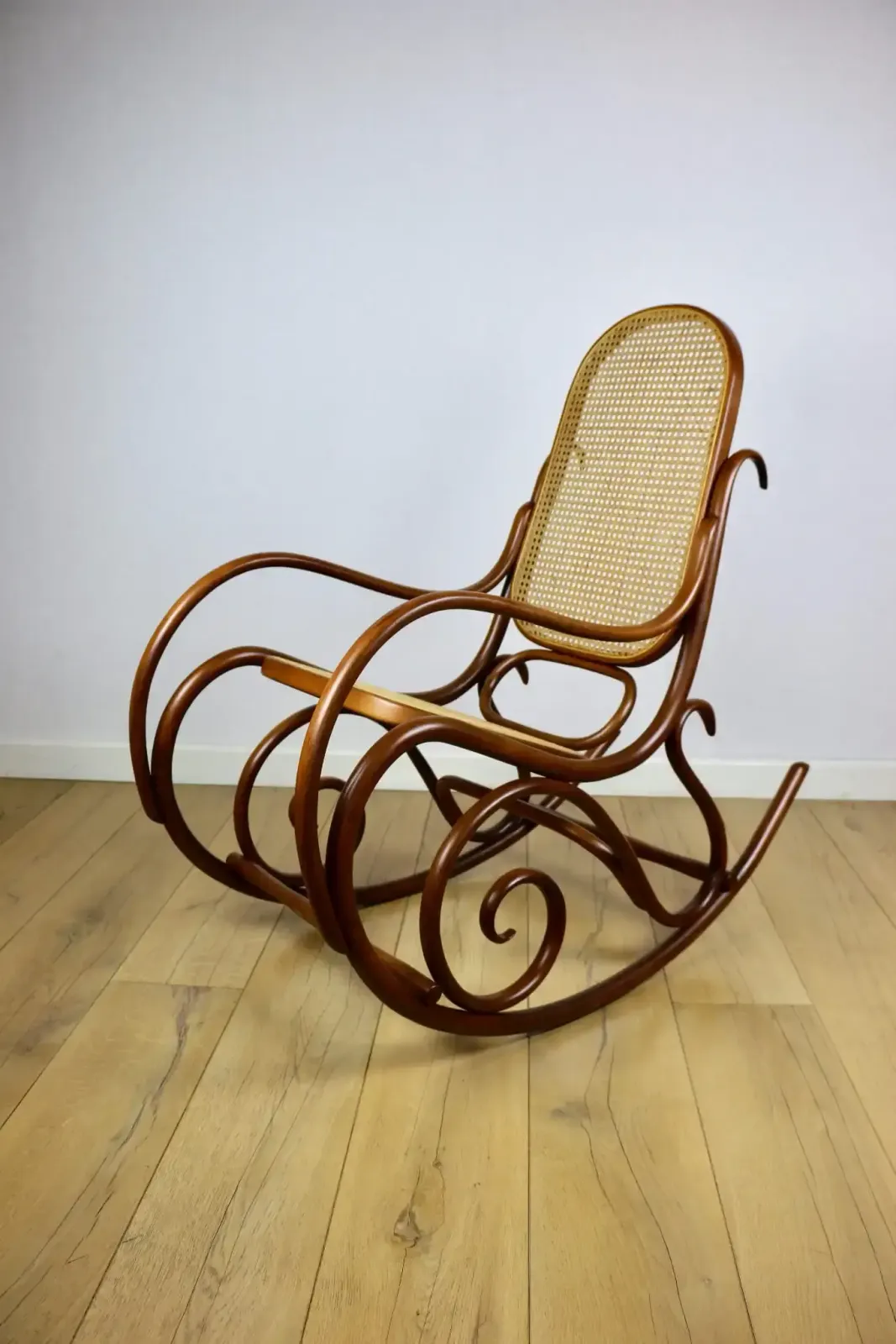 Rocking Chair, Original Light Brown, 1970s   Perfect As New photo for sale