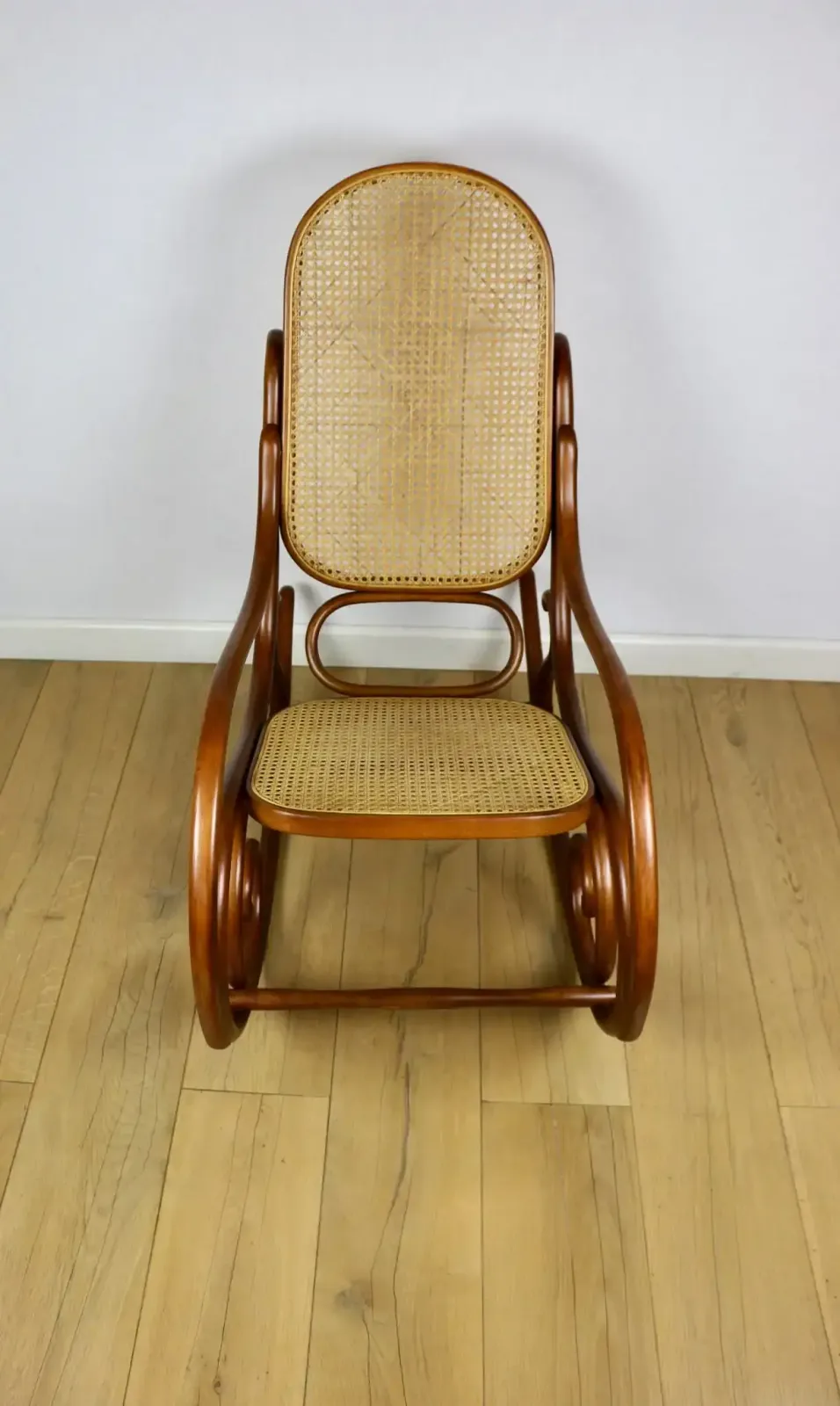 Furniture Rocking Chair, Original Light Brown, 1970s   Perfect As New photo