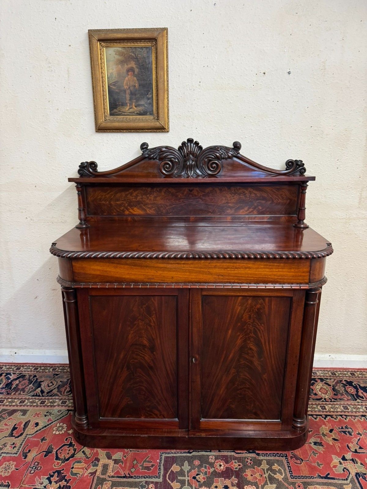 Outstanding Quality Antique Mahogany Side Cabinet Circa 1830 photo for sale