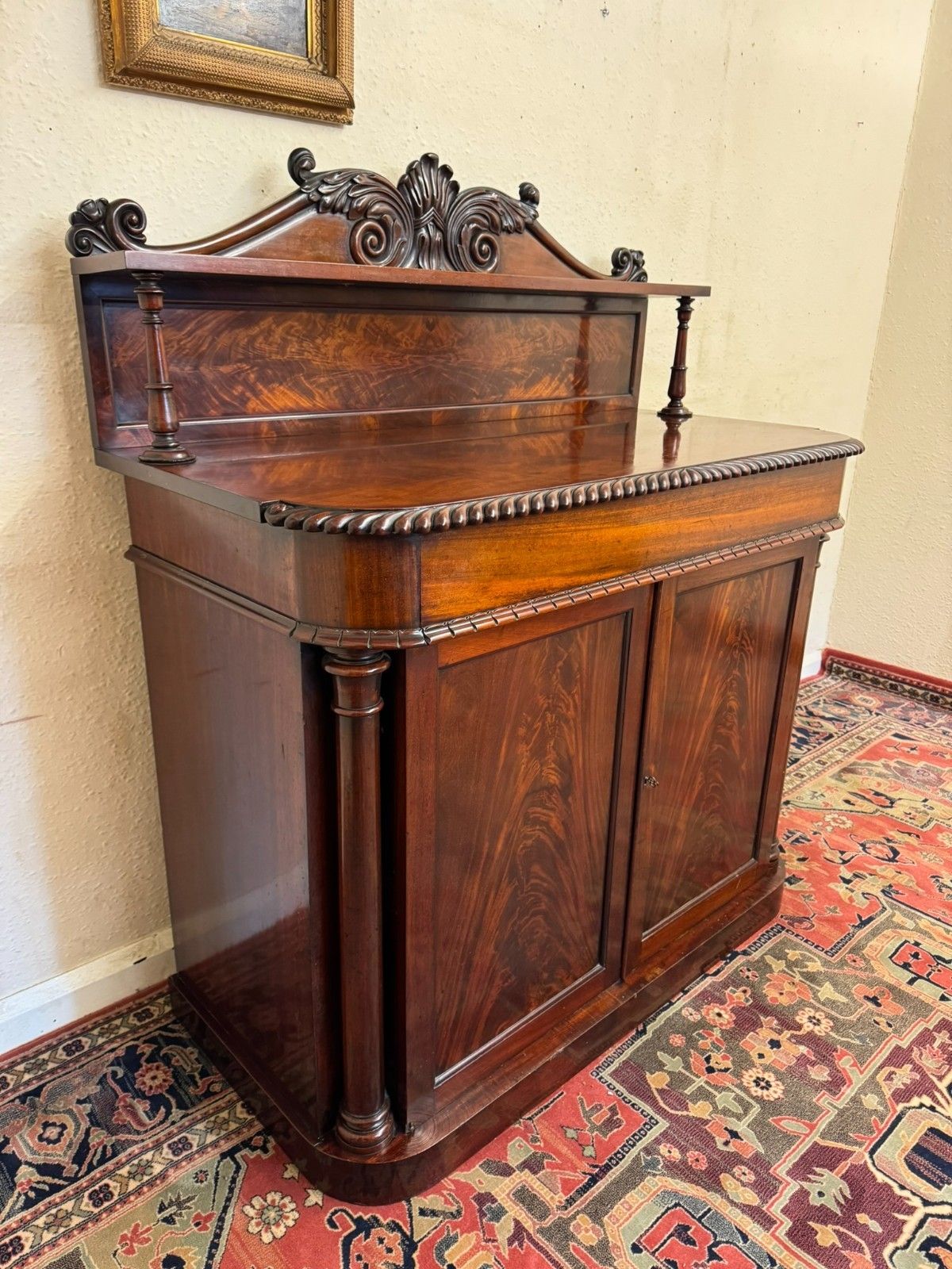 Outstanding Quality Antique Mahogany Side Cabinet Circa 1830 photo Furniture