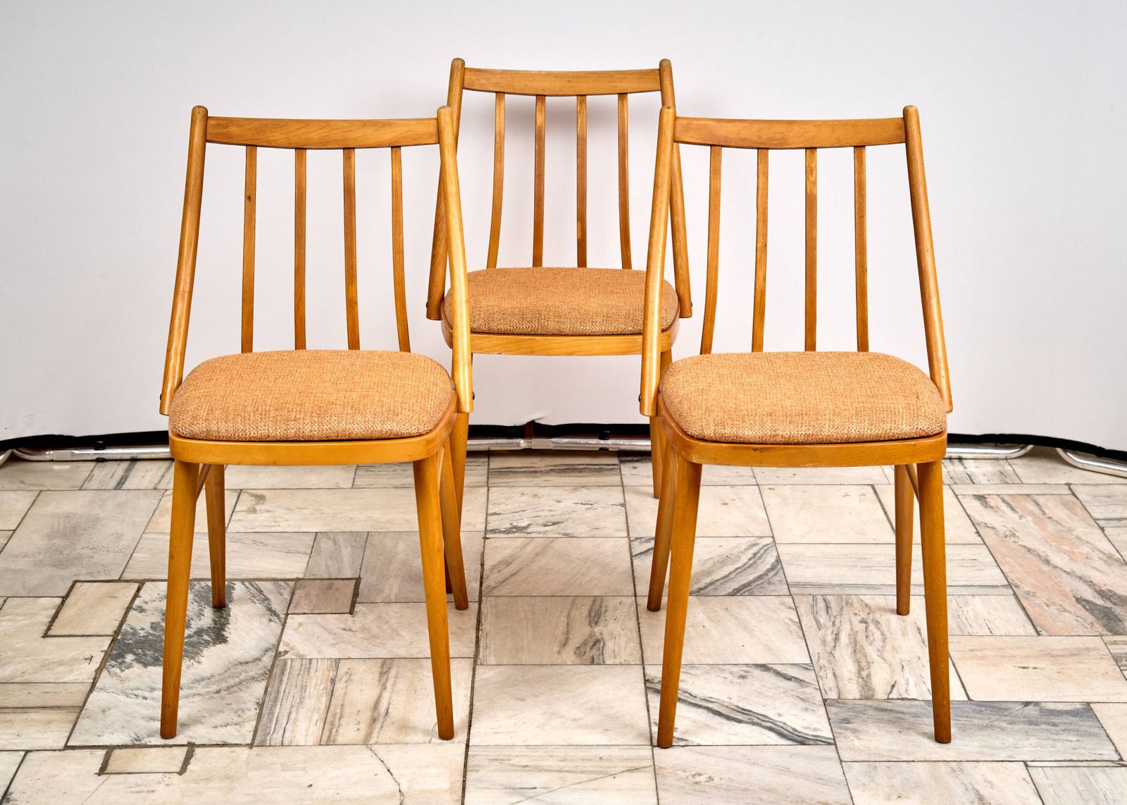 Page 1 Of 20 Set Of 3 Dining Chairs By A. Suman, 1960s, Czechoslovakia photo furniture
