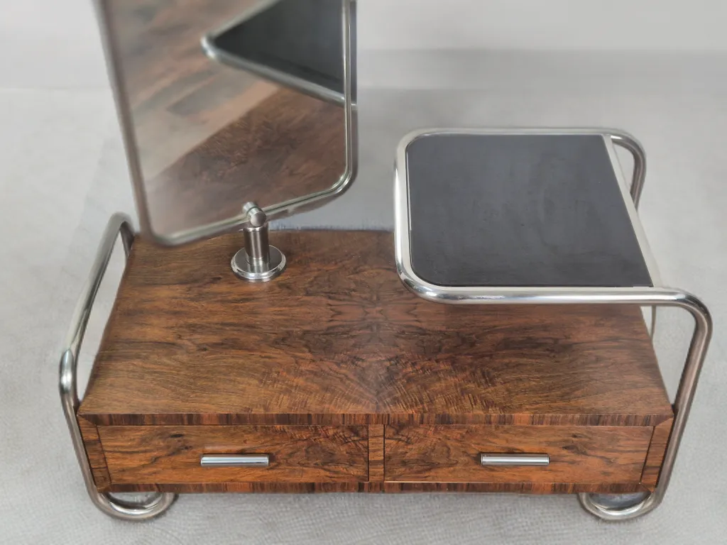 Bauhaus Tubular Steel Dressing Cabinet By Slezak, 1930 photo for sale