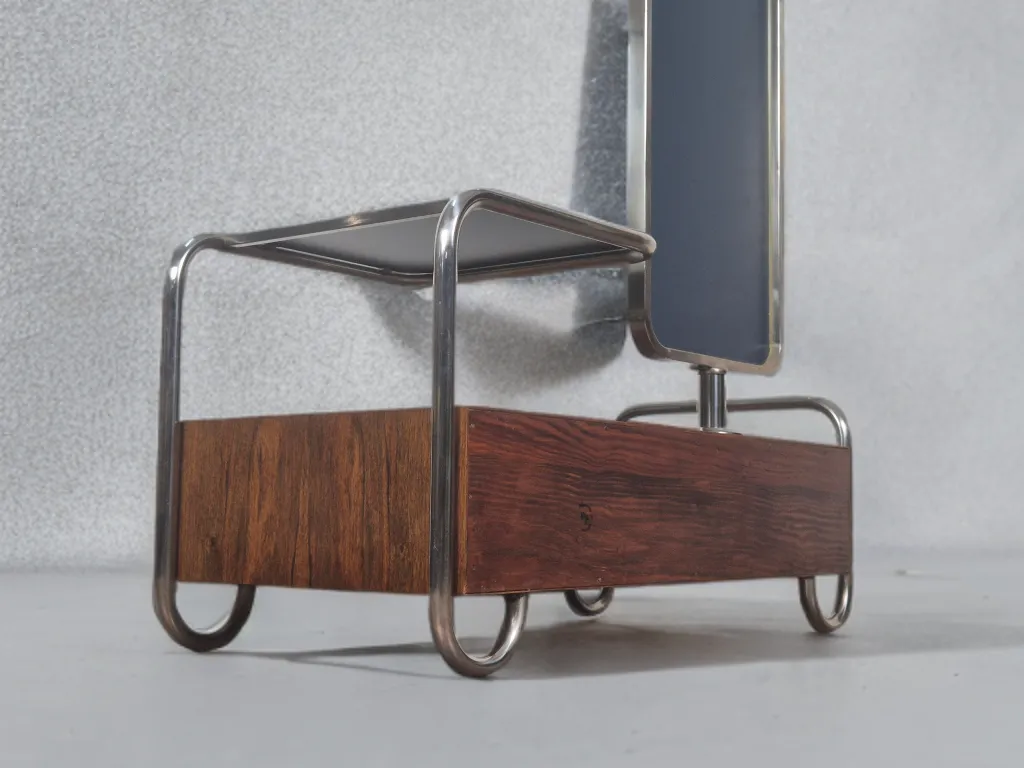 Bauhaus Tubular Steel Dressing Cabinet By Slezak, 1930 photo Furniture