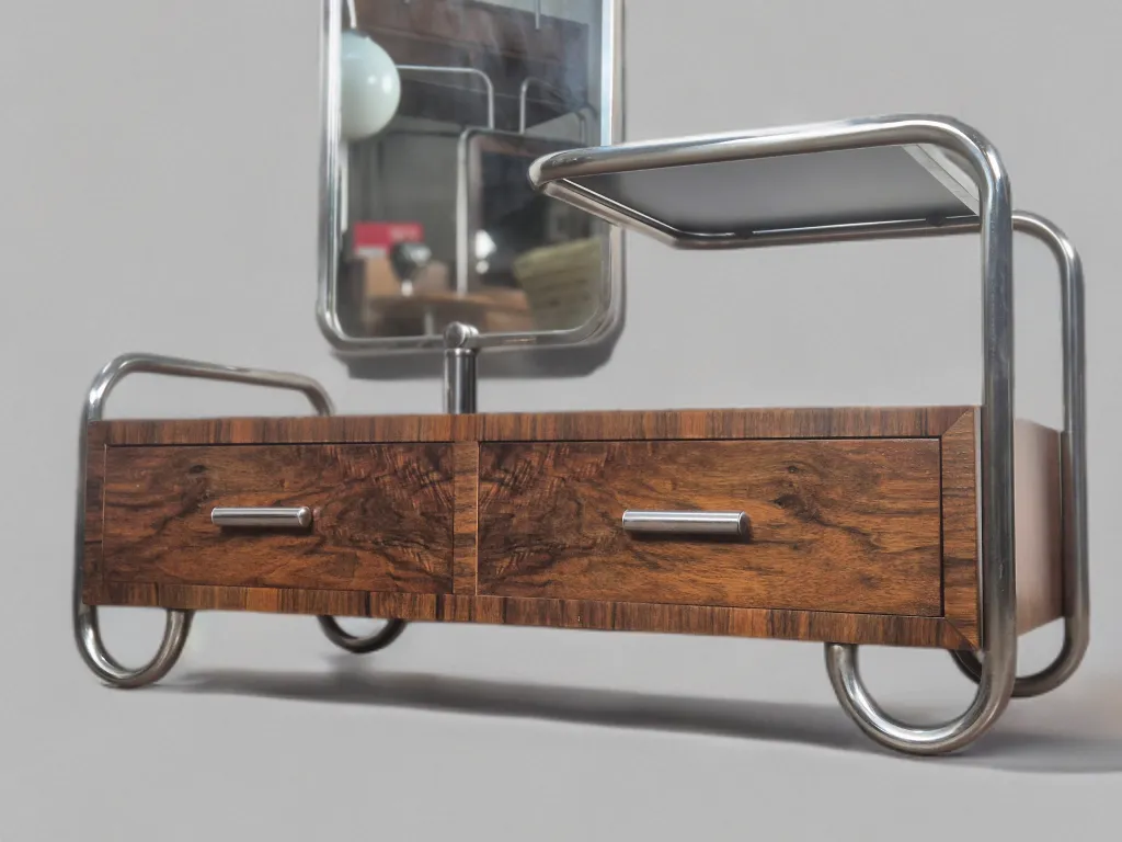 Bauhaus Tubular Steel Dressing Cabinet By Slezak, 1930 photo buy
