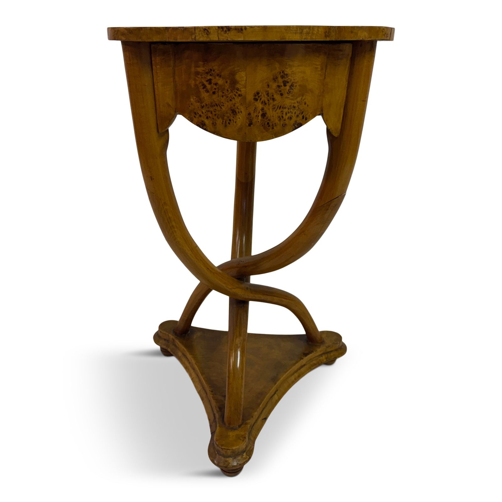 Early 20th Century Italian Burr Wood Occasional Table