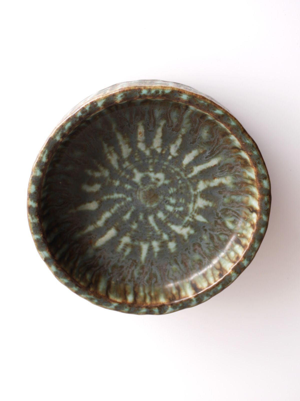 425.0 Scandinavian Art Pottery Birka Bowls By Gunnar Nylund From Rörstrand, Sweden, 1960s, Set Of 2 photo