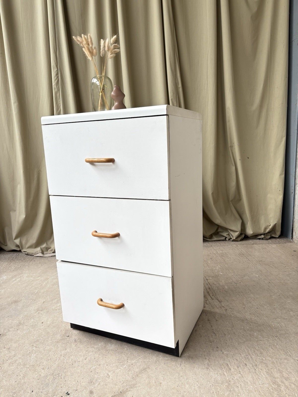 Vtg Late Mid Century Medical Chest Of Filing Drawers Industrial Retro R1068