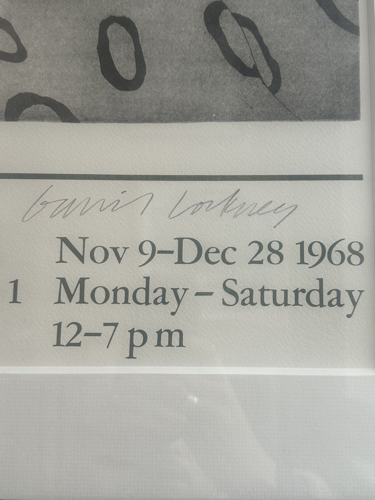 David Hockney Two Boys Aged 23 Or 24 Galerie Mikro Berlin 1968 Signed And Framed photo for sale