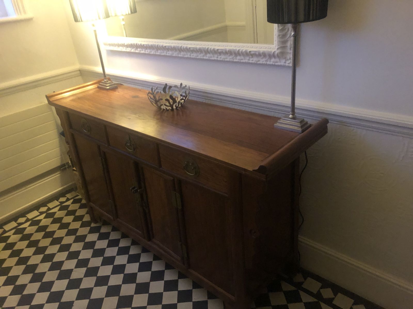 Chinese Side Cabinet . Rosewood . Circa Early 20th Centy photo furniture