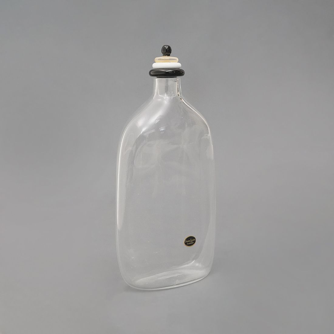 Murano Glass Bottle With Stopper By Giovanni Cenedese, 1970s photo Home Decor