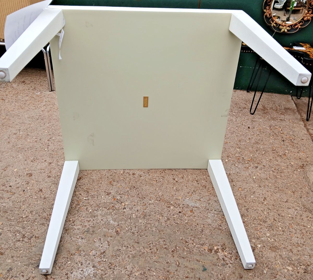 Made Goods Sorin Game Table Vintage Faux Shagreen Colour Ex Display photo vinterior