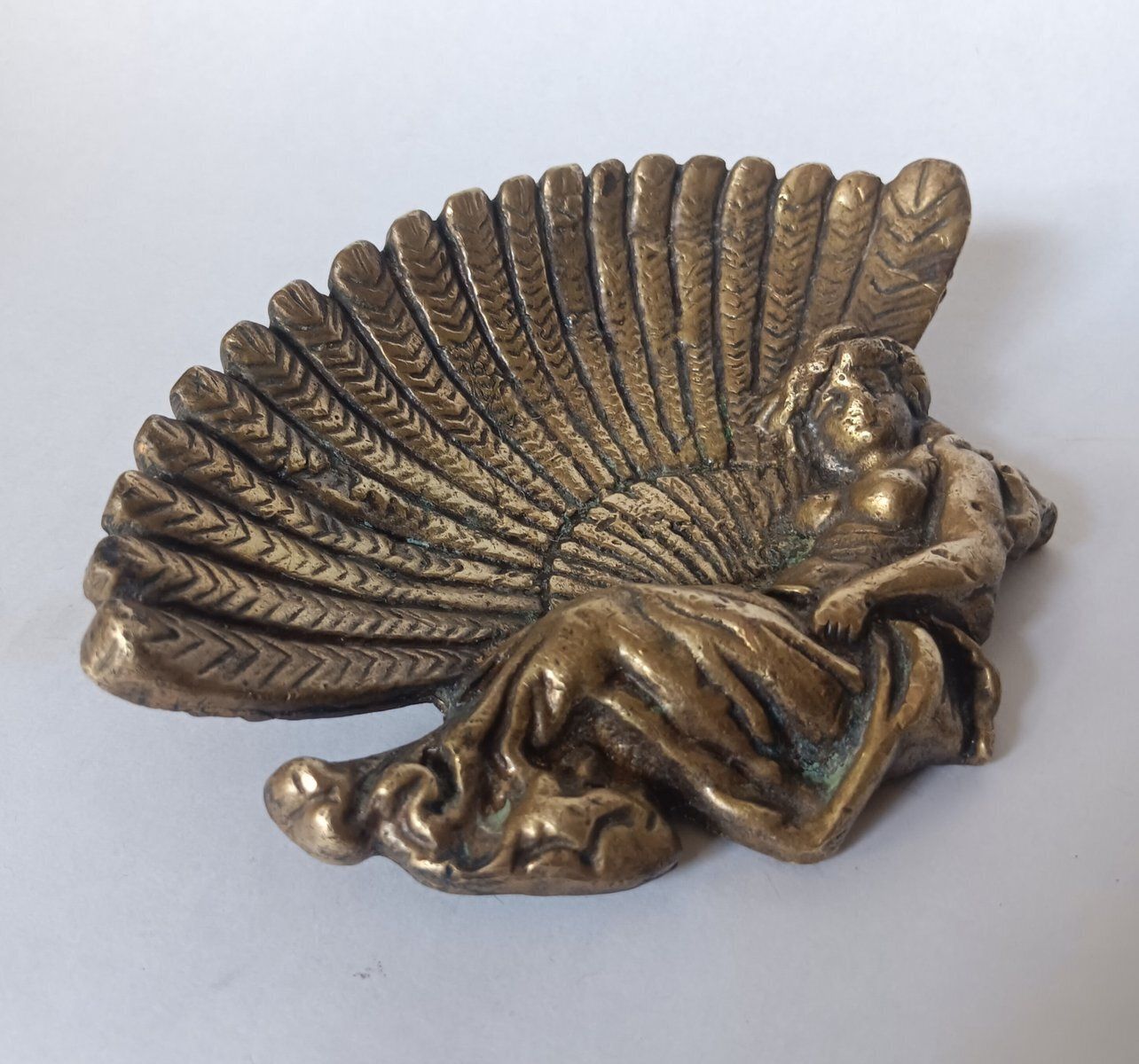 Art Nouveau Bronze Ashtray Or Catchall, 1930s photo furniture