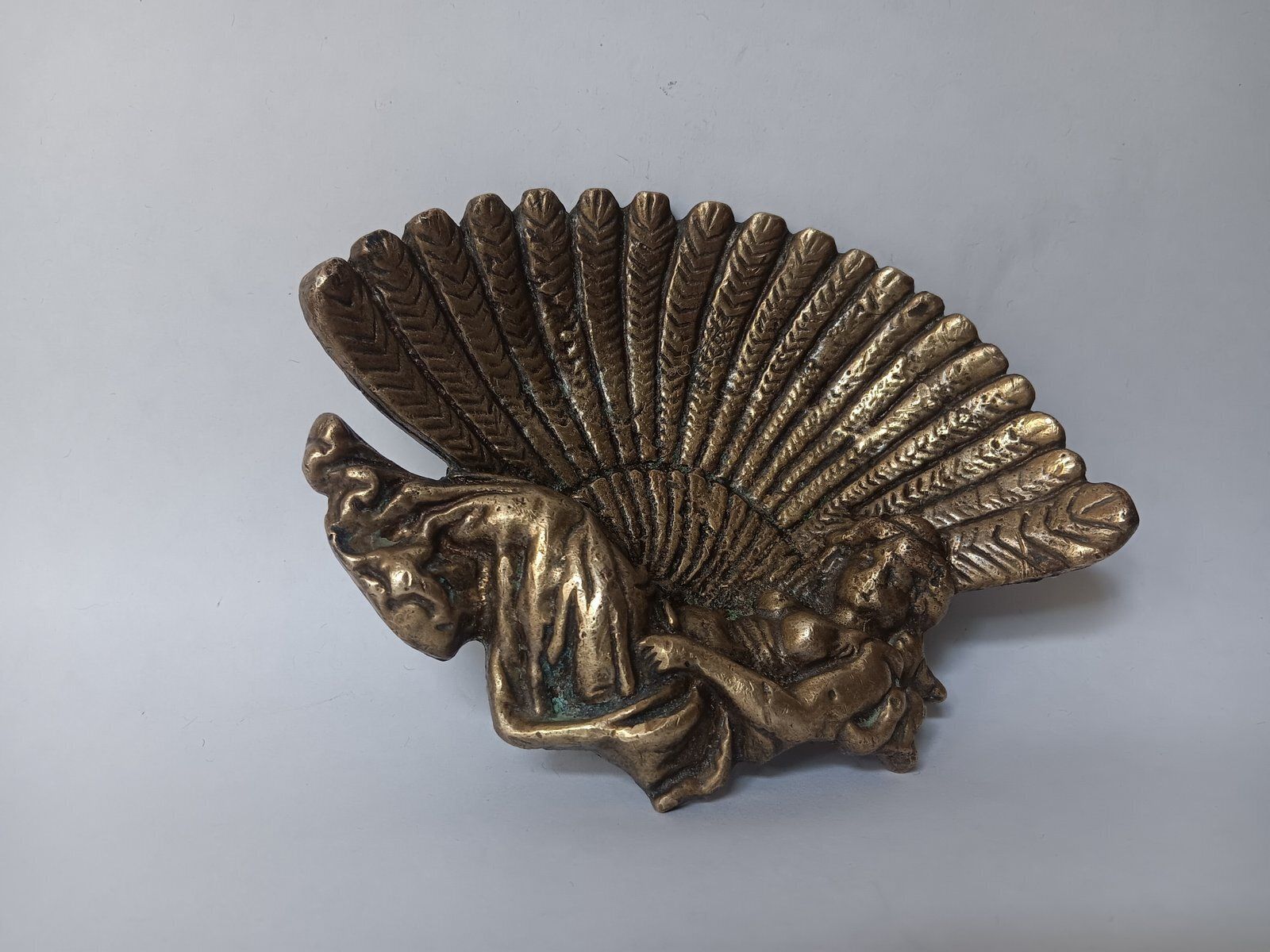 Art Nouveau Bronze Ashtray Or Catchall, 1930s photo vinterior
