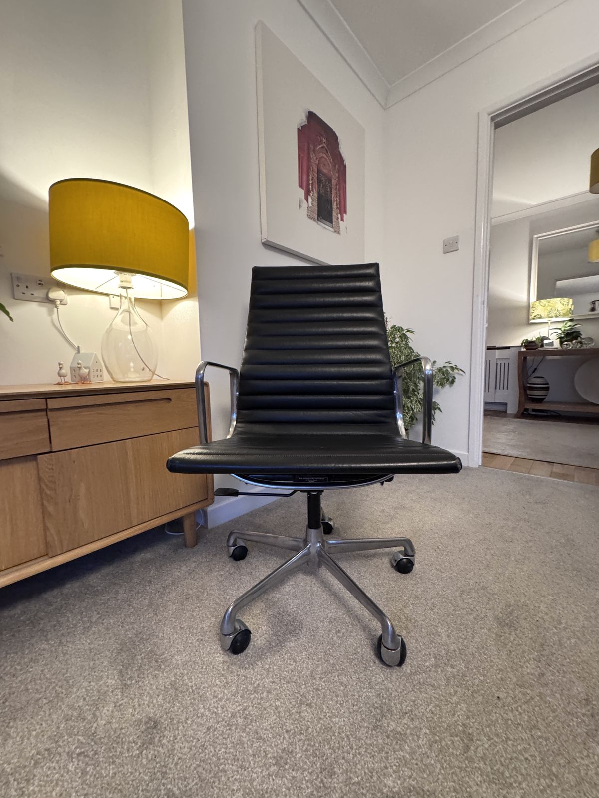 Genuine Vintage Eames Ea119 Office Chair By Icf photo Furniture