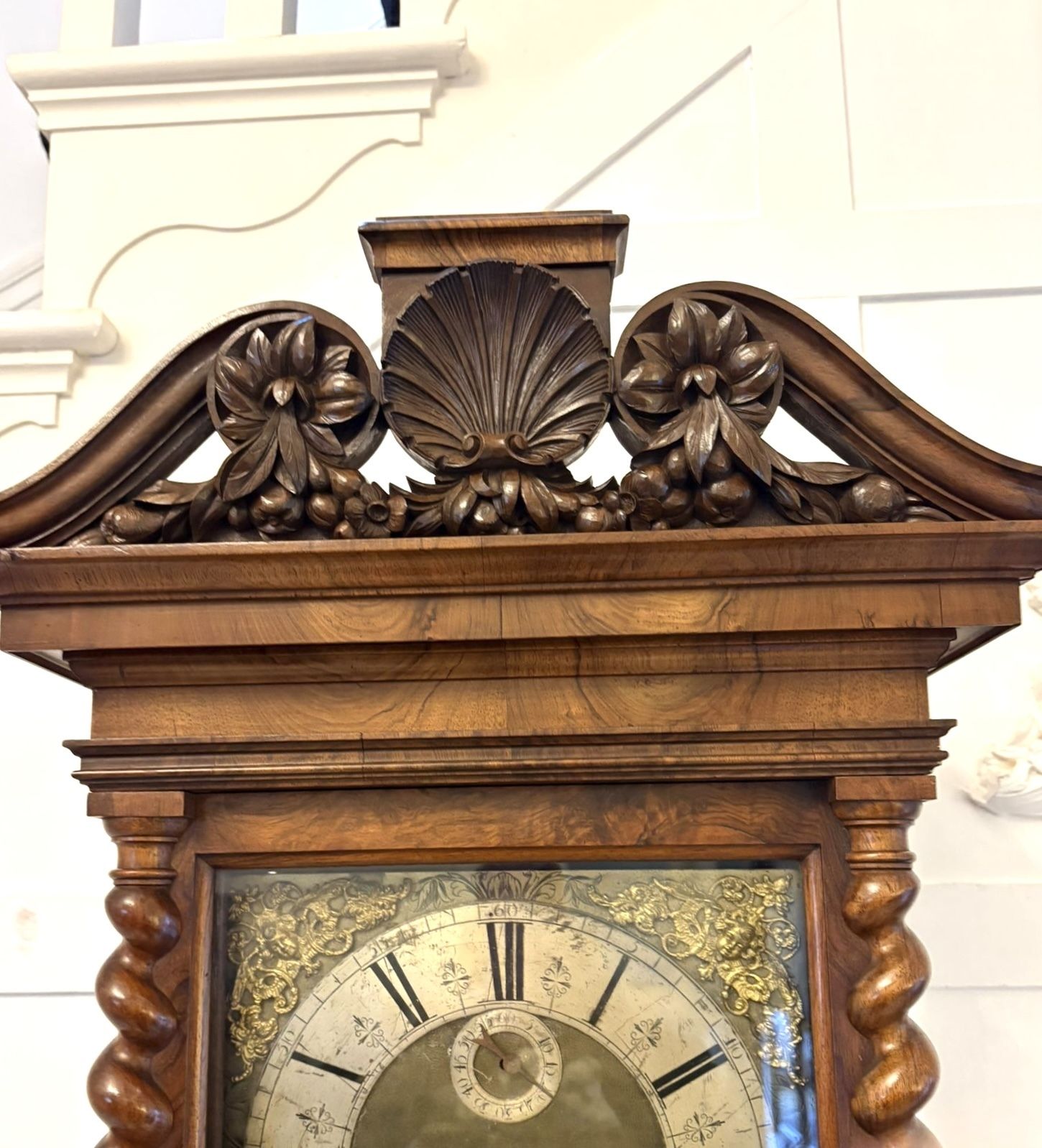 Home Decor Antique 17th Century English Burr Walnut Longcase Clock By Edin Burgis Of London photo