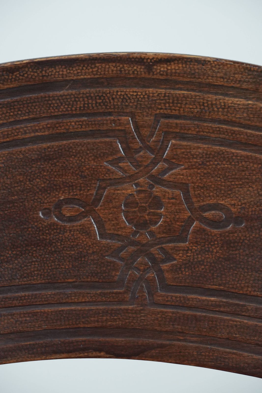 photo furniture Set Of Two Timeless Vintage Wooden Cosmos Bistro Design Chairs With Beautiful Carvings