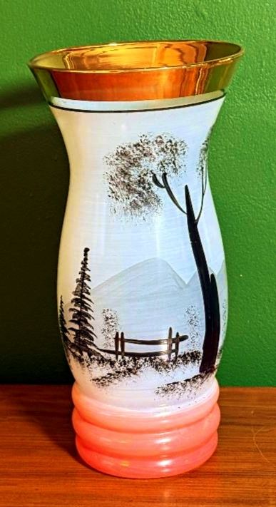 French Art Nouveau Vase In The Style Of Francois Theodore Legras photo furniture