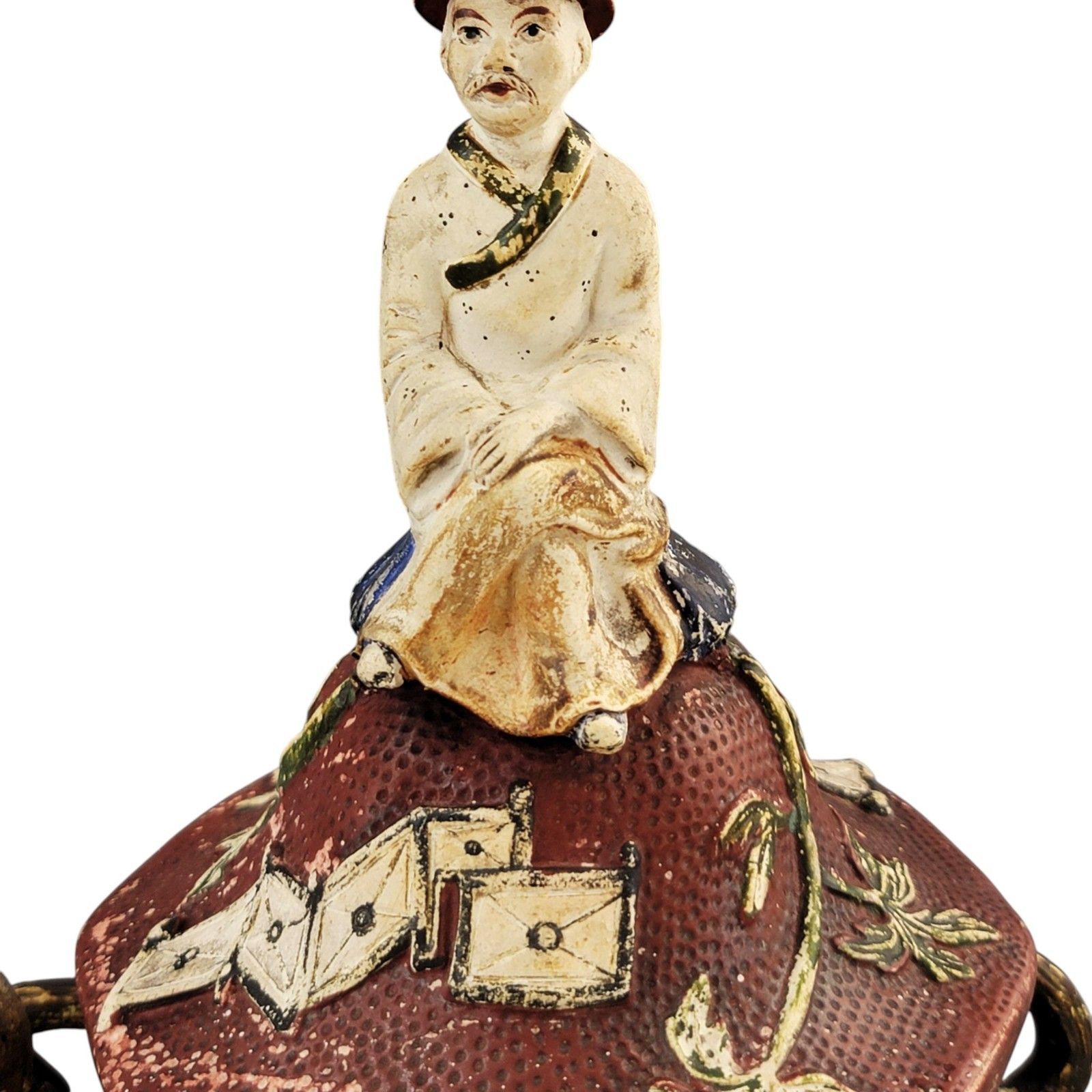 photo furniture Antique Monumental Continental Maiolica Vase And Cover, Circa 1860–1880.