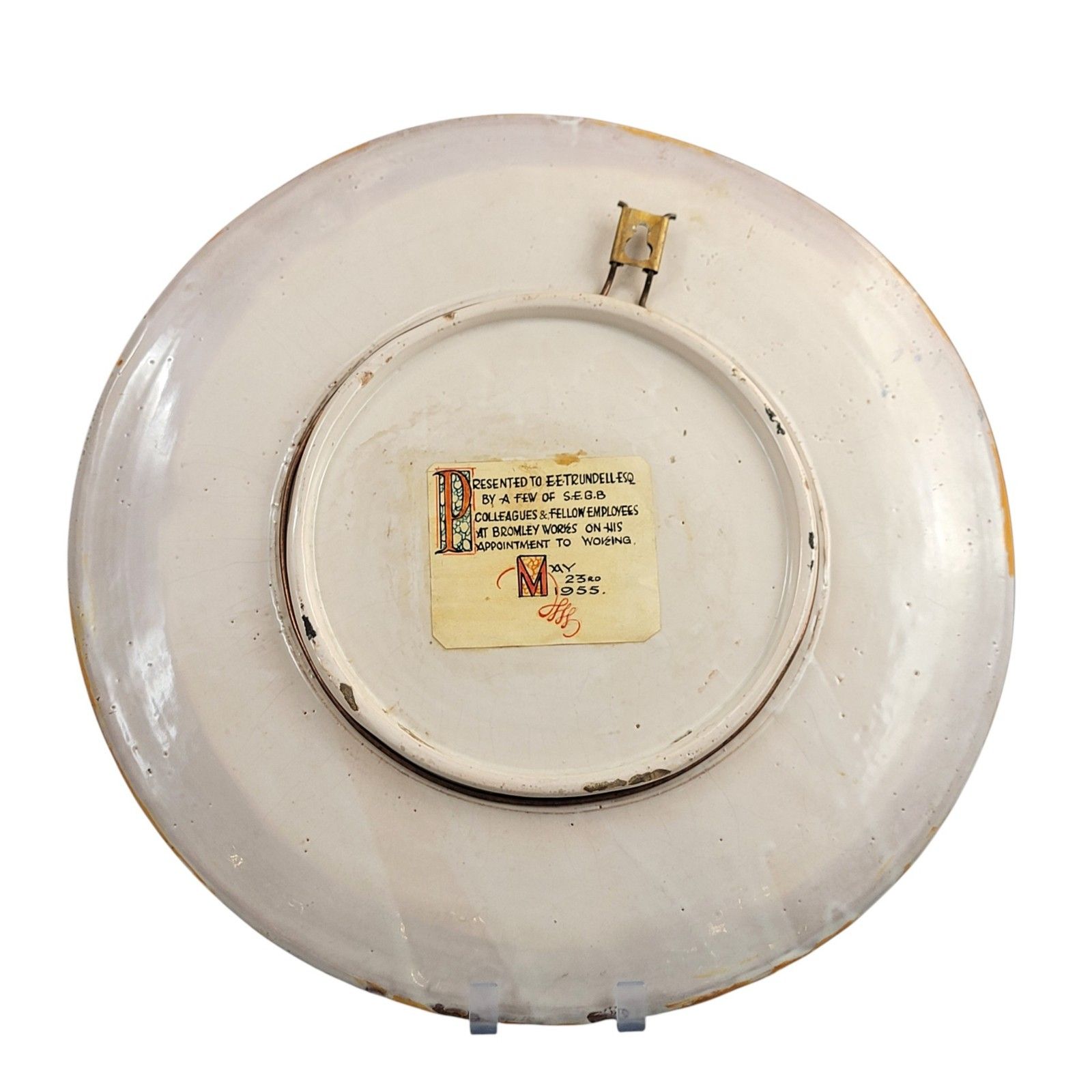 Large Italian Pesaro Maiolica Istoriato Charger, C. 1890–1915 photo for sale