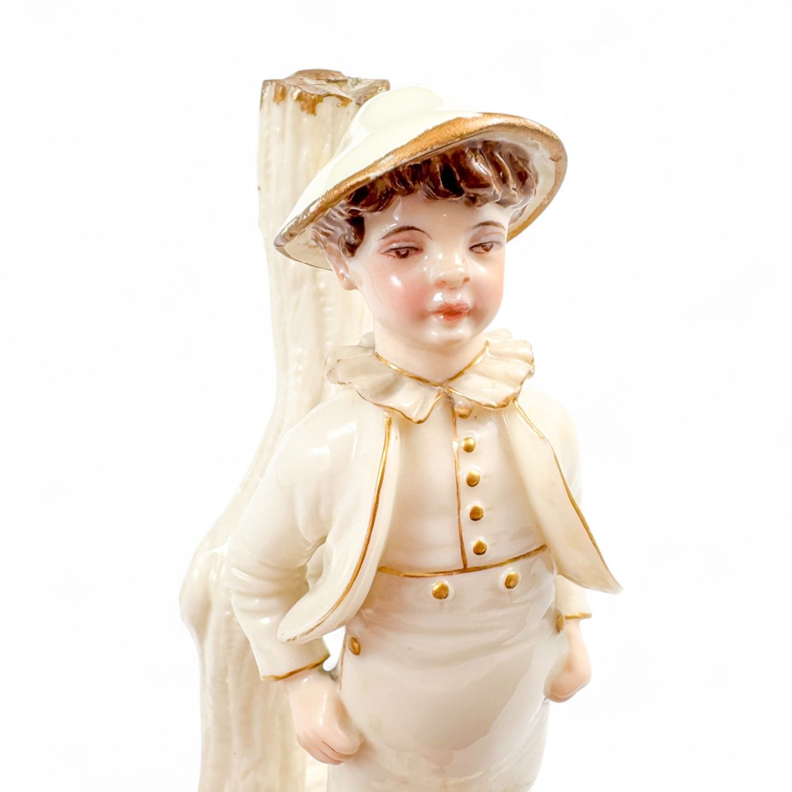 Home Decor Royal Worcester 1886 James Hadley Boy Figurine Model 938 Victorian Porcelain photo