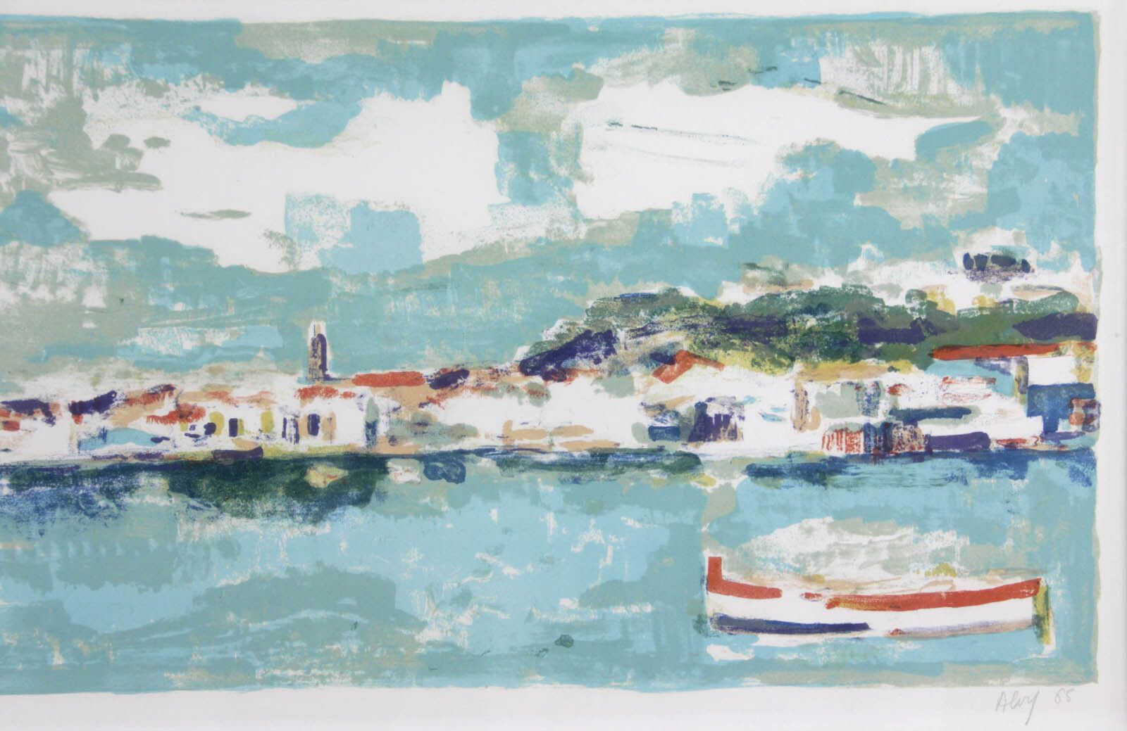 Seaside, 1960s, Paper, Vintage photo furniture