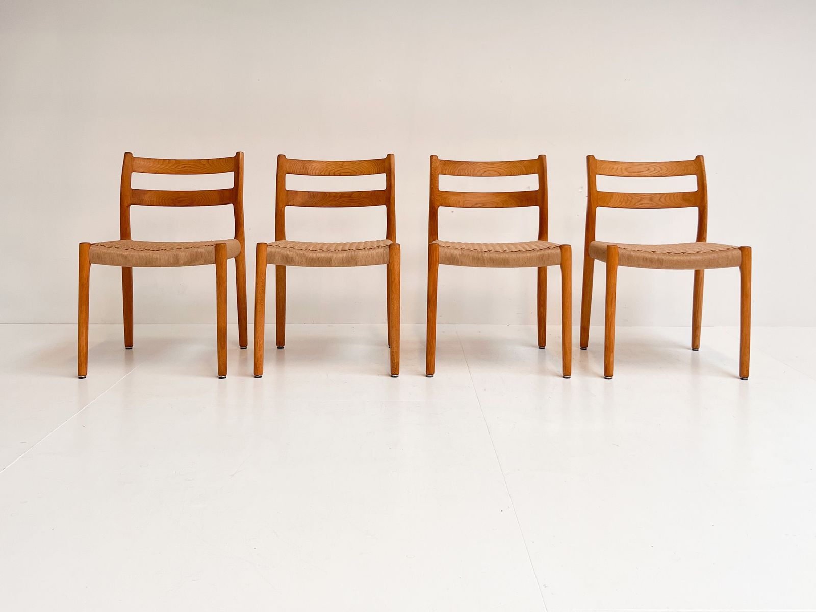 Set Of 4 Model 84 Chairs By Niels Otto Møller, 1960s photo furniture