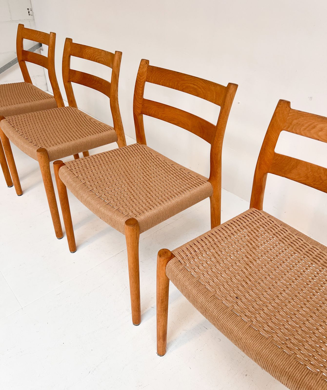 Set Of 4 Model 84 Chairs By Niels Otto Møller, 1960s photo Furniture