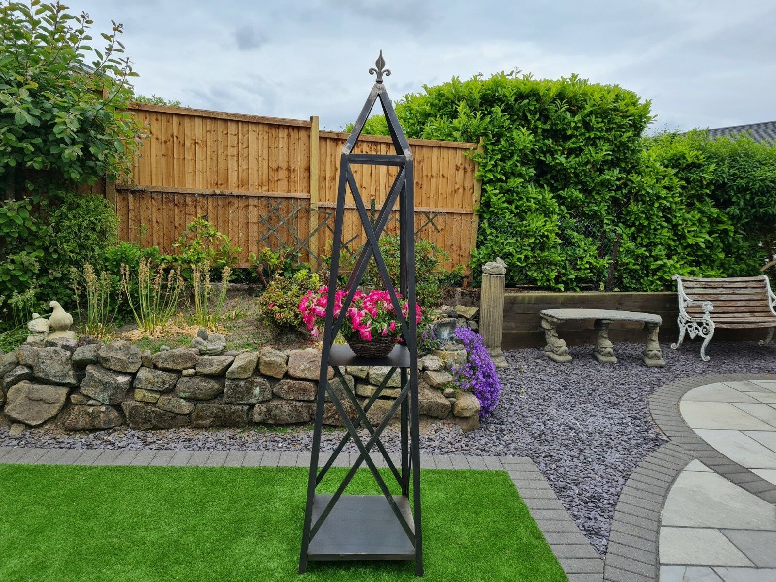Obliesk Plant Climb Sculpture Blacksmith Made England Delivery Available 0247 photo buy