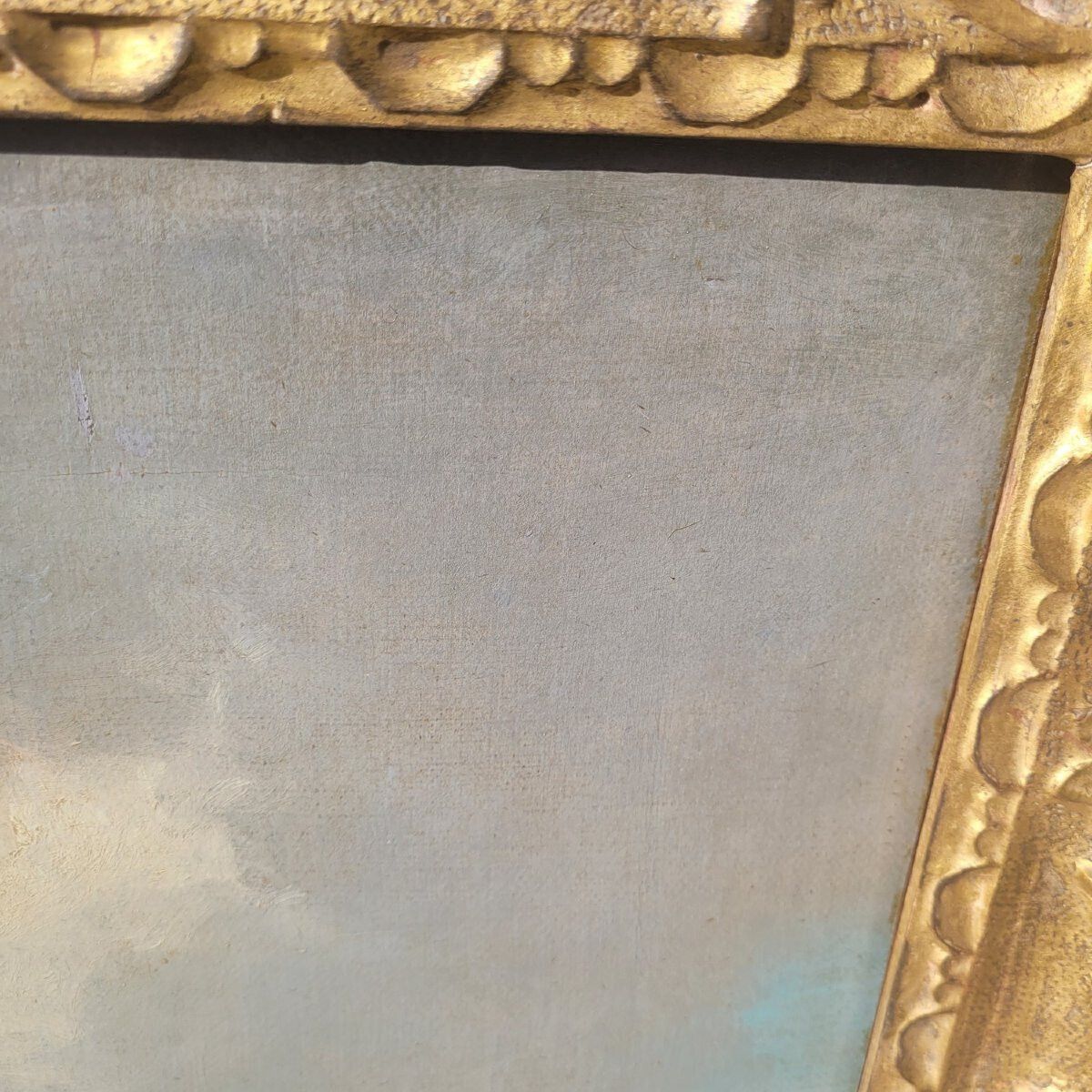 photo for sale Oil On Canvas, 152 X 88 Cm, Putti Playing With Birds, Early 19th Century