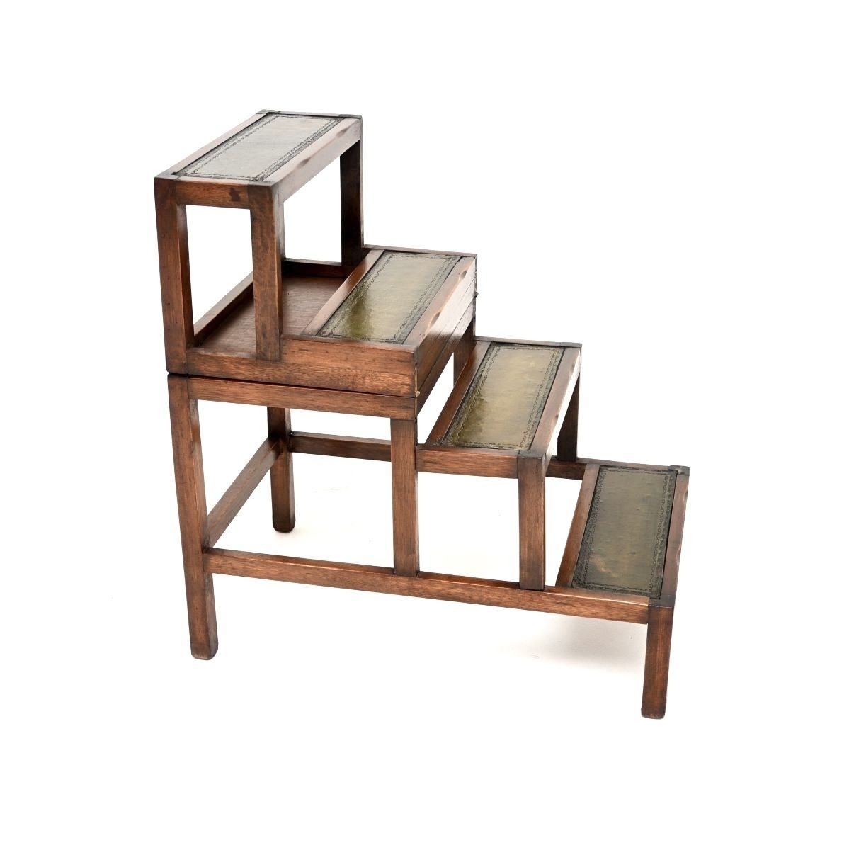 Antique Mahogany Metamorphic Coffee Table / Library Steps