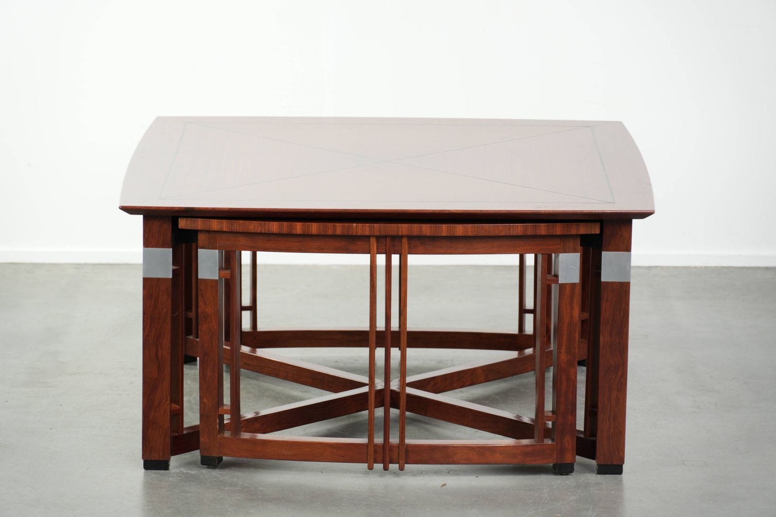 Art Deco Design Salontafel Met Uitschuifbare Delen Van Schuitema Uit De Decoforma Serie photo vintage