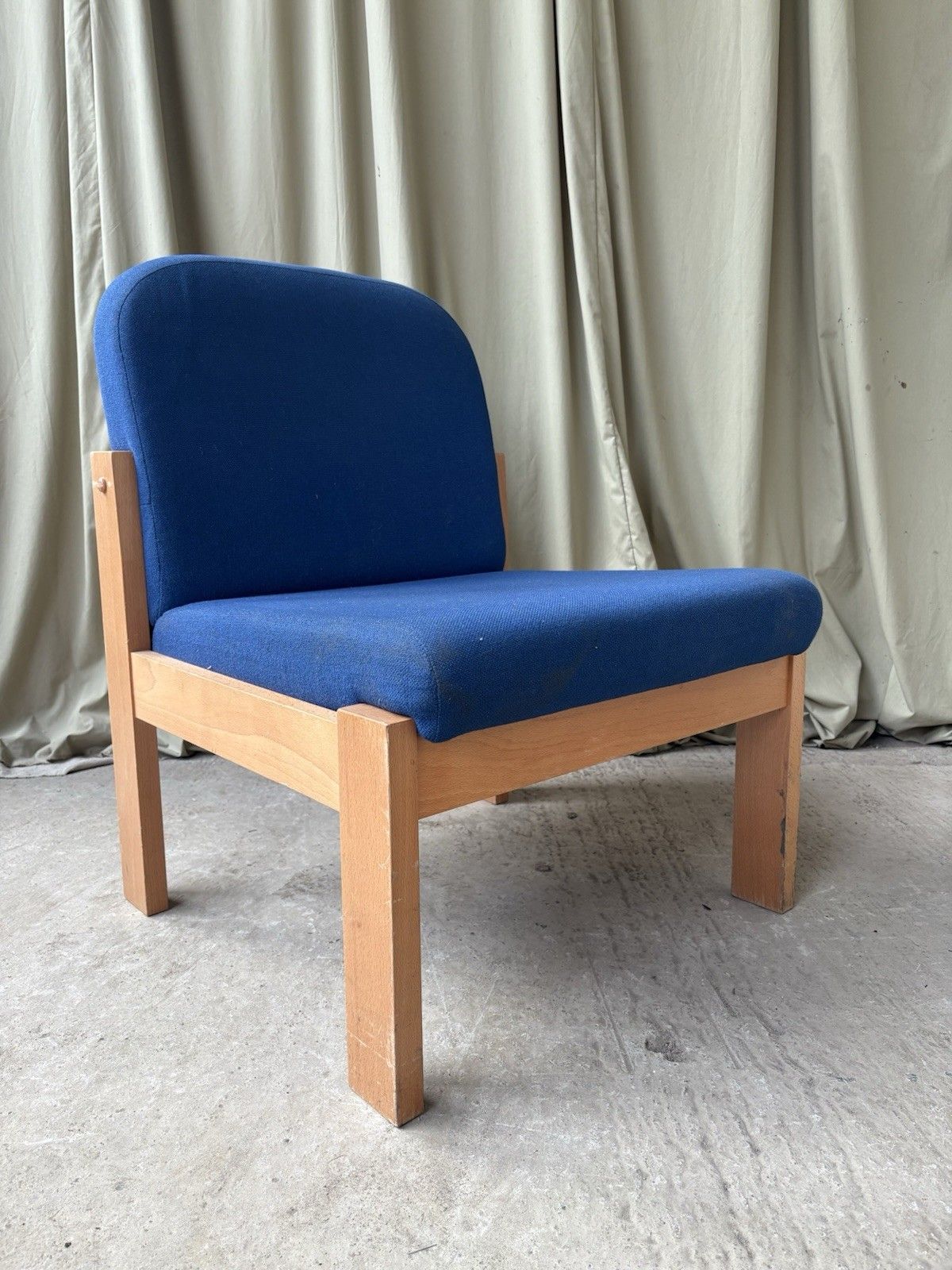 Vtg Late Mid Century Modernist Studio Lounge Chair Scandi Retro Modernist R1073 photo vinterior