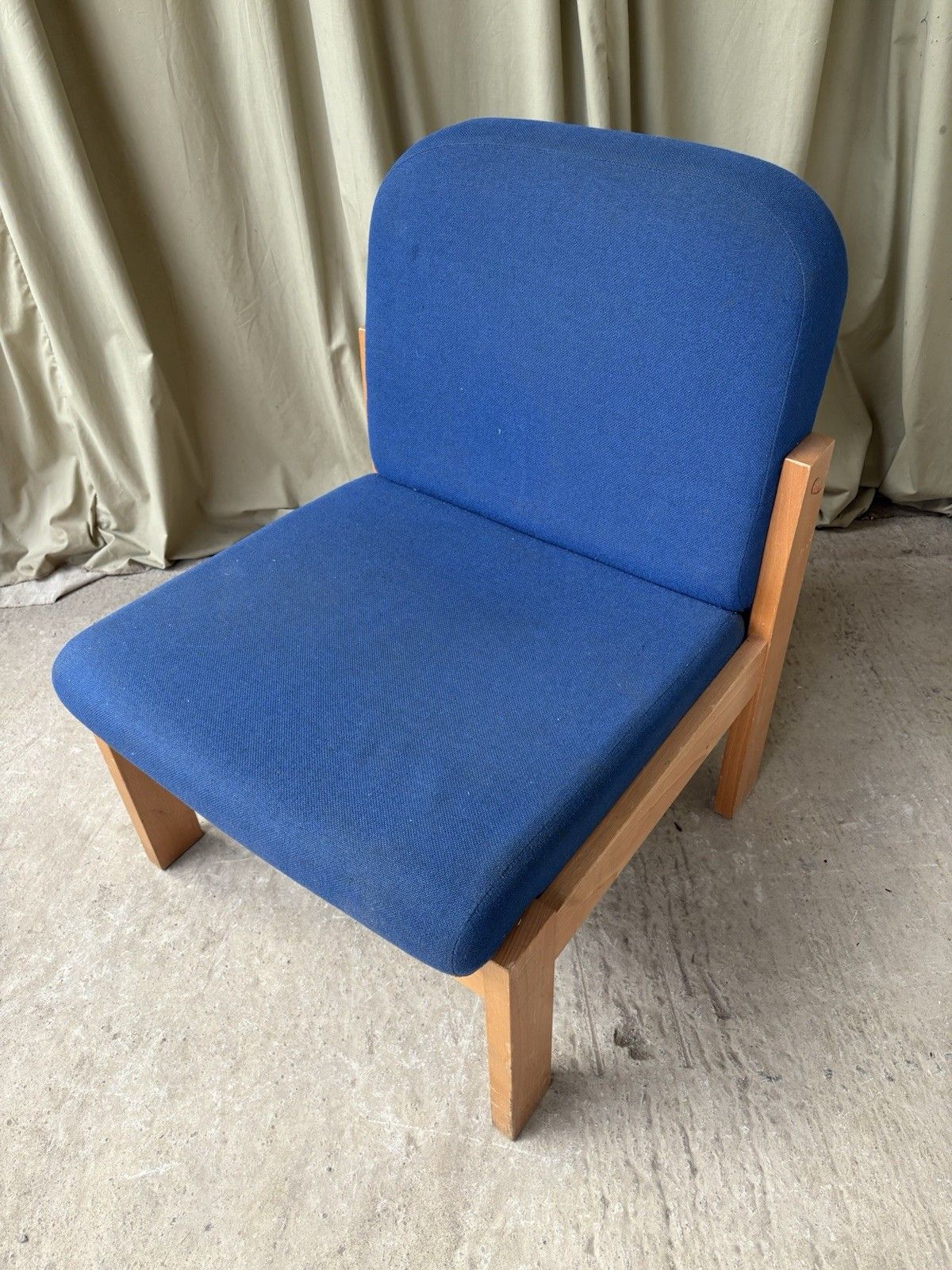 Vtg Late Mid Century Modernist Studio Lounge Chair Scandi Retro Modernist R1073 photo buy