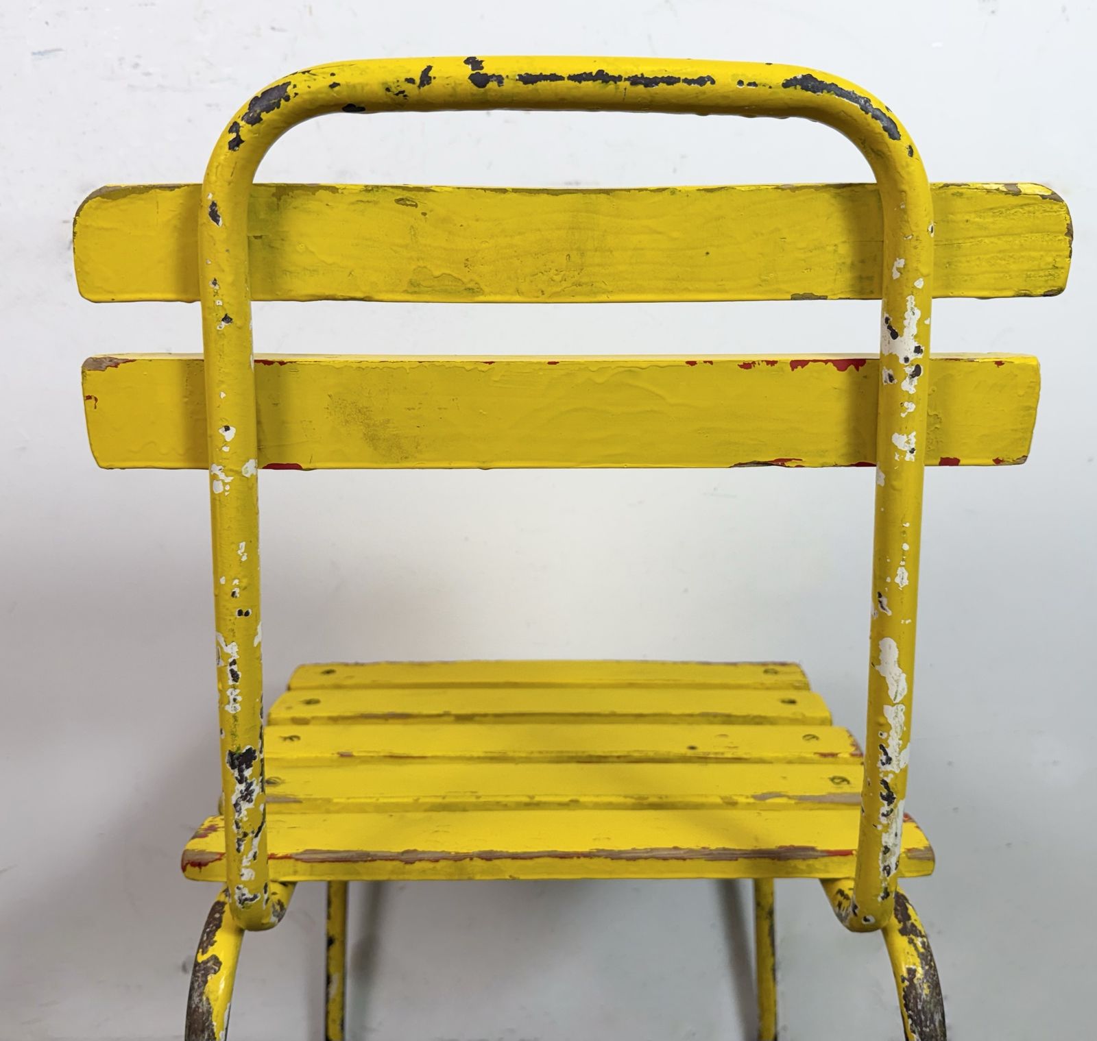 photo buy Vintage Yellow Chair, 1960s, Iron