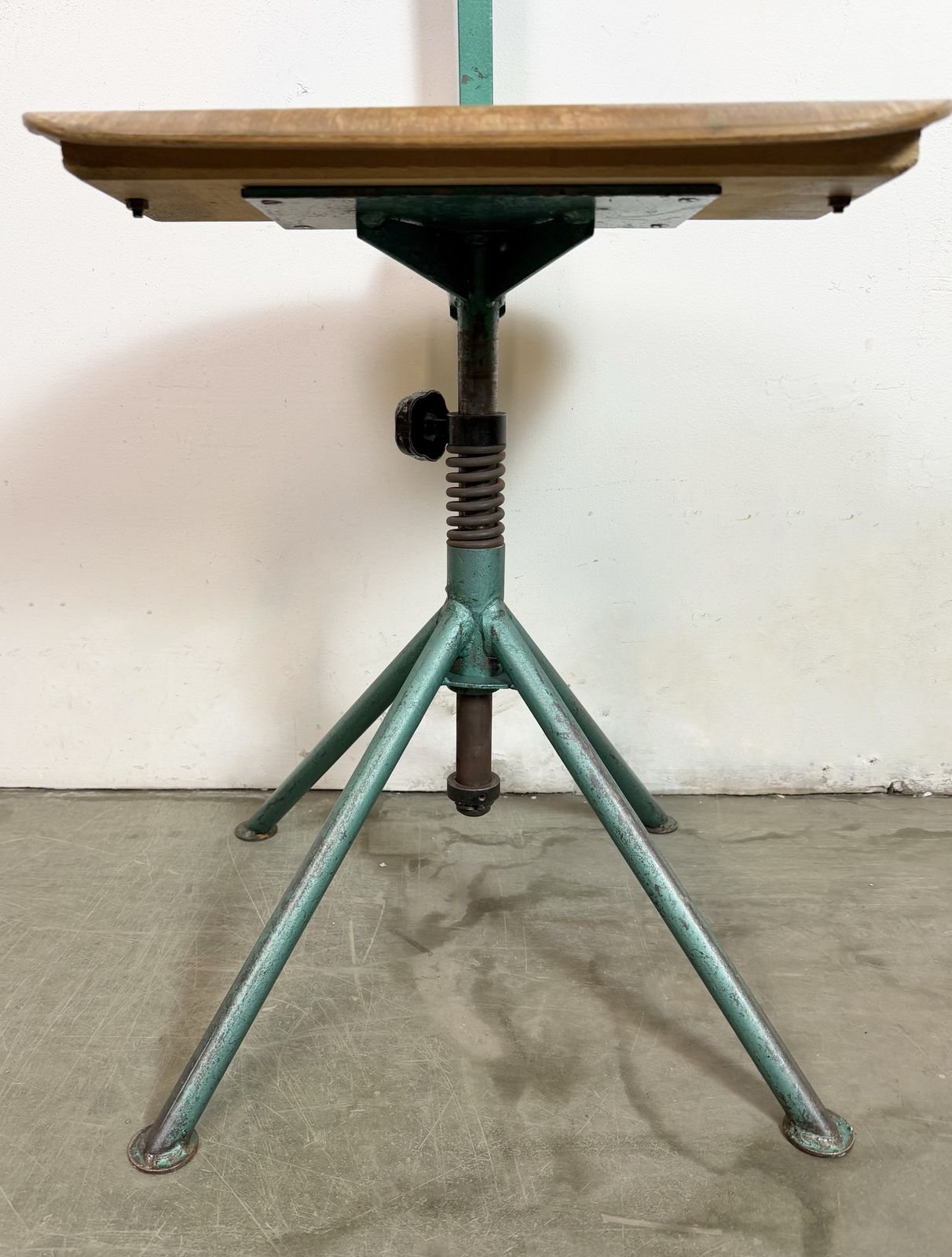 Dark Green Industrial Workshop Chair, 1950s, 15x photo buy