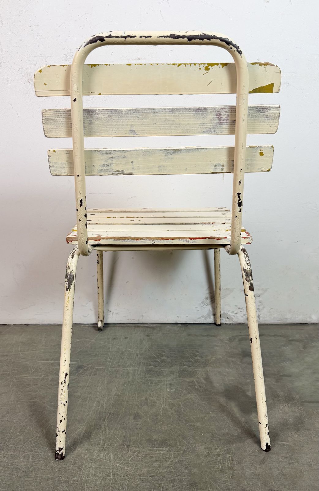 Garden Furniture Vintage Beige Chair, 1960s, Iron photo