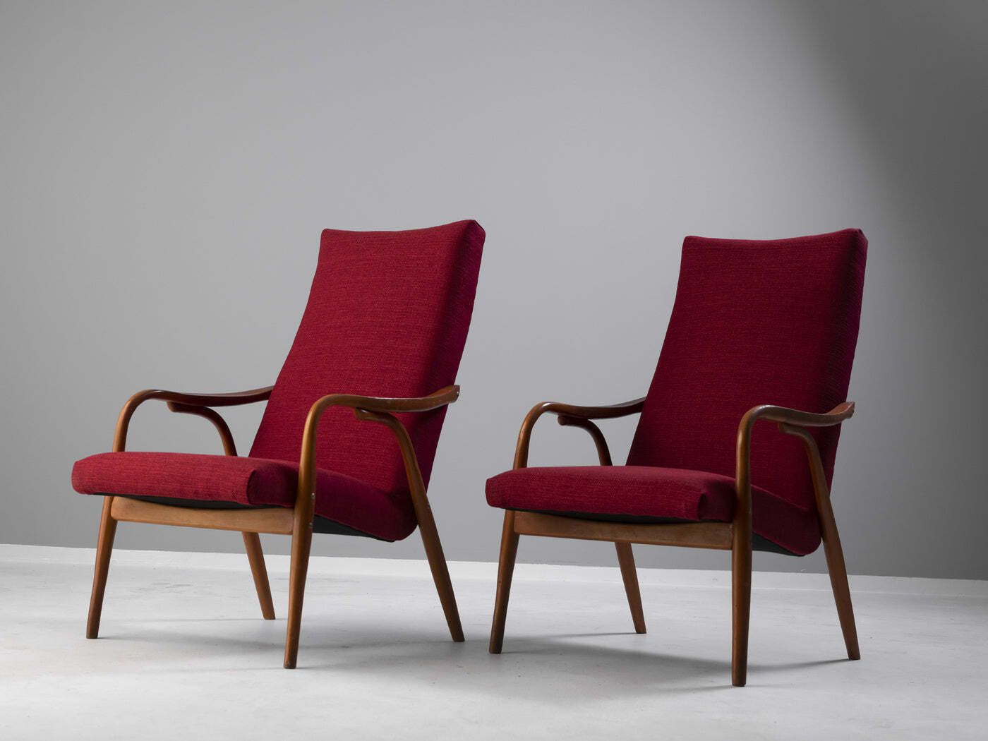 Pair Of Armchairs, Ton, 1970s, Vintage photo for sale