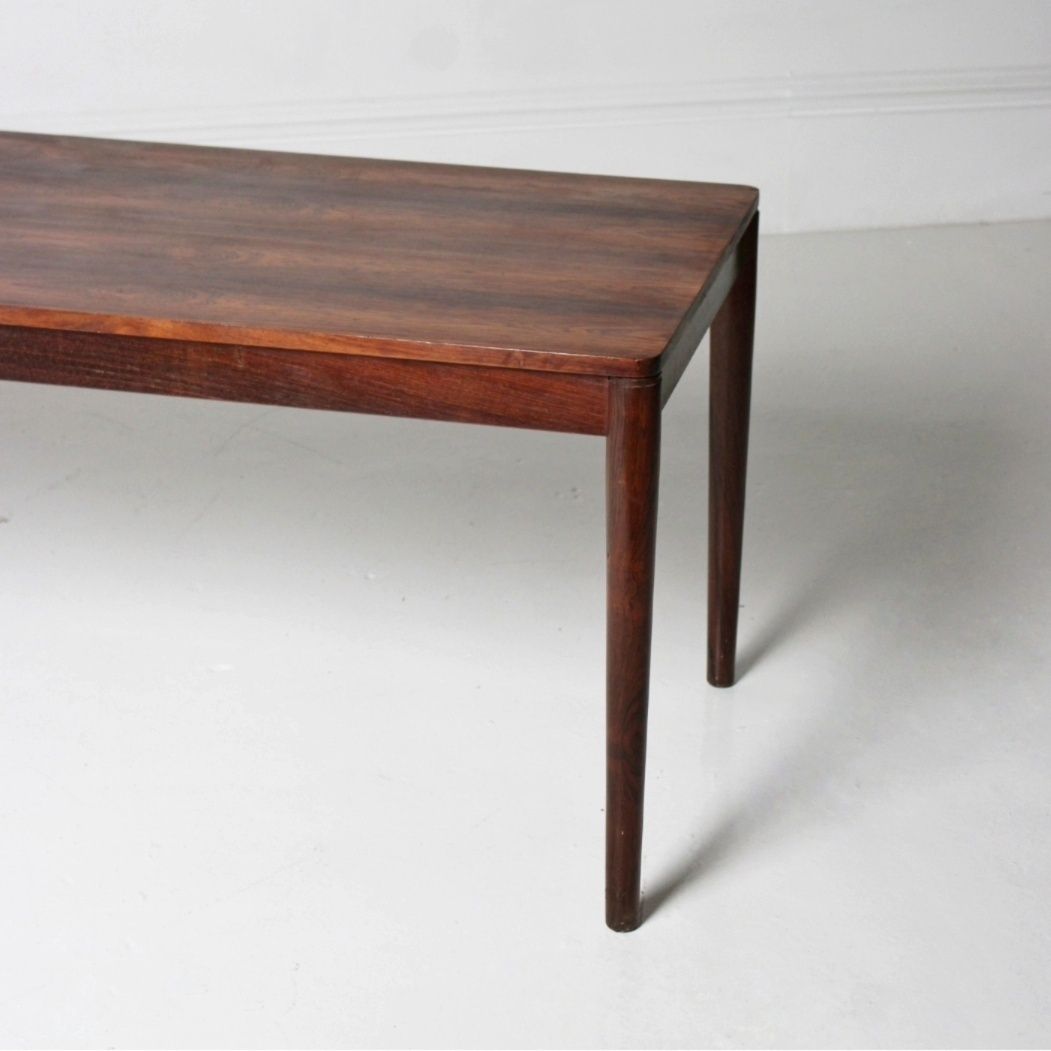 Large Danish Mid Century Rosewood Coffee Table photo furniture
