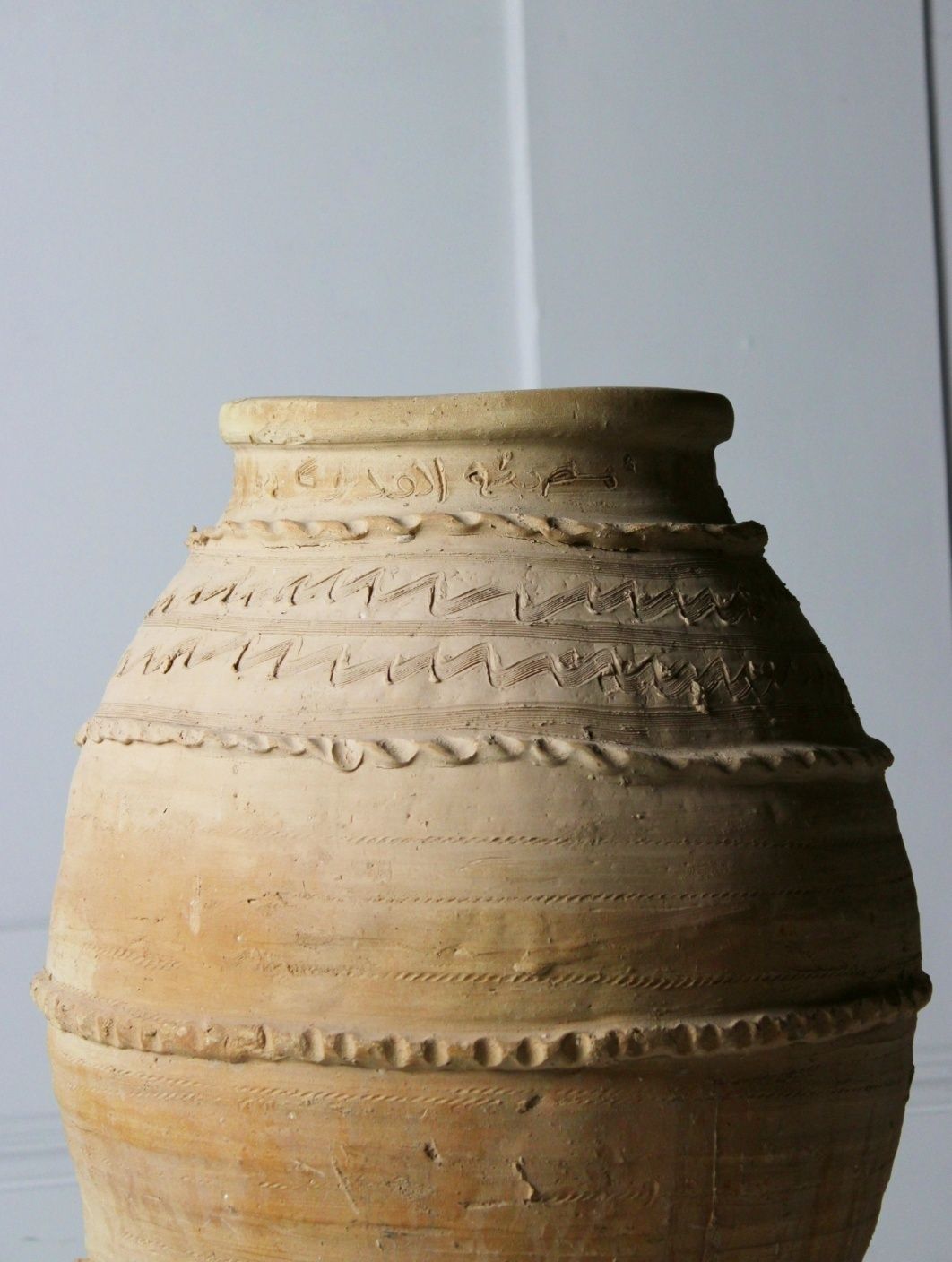 Xl Hand Thrown Terracotta Pot, Mid 20th Century photo furniture