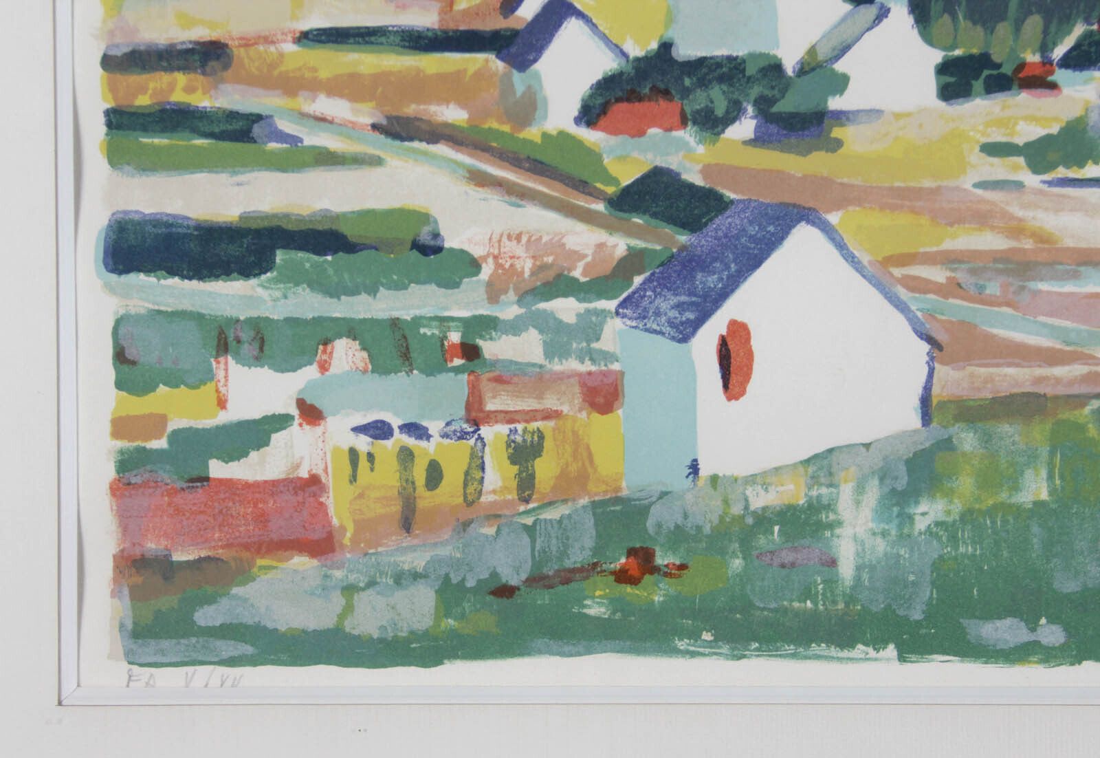 Landscape, 1960s, Paper, Vintage photo Art