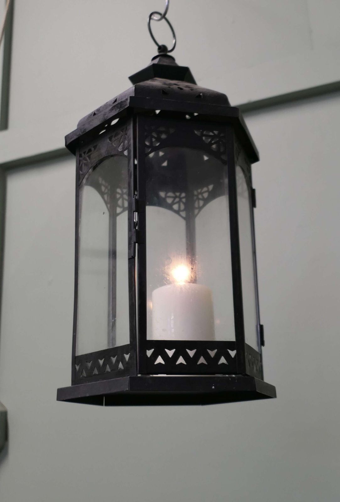 Moroccan Style Iron Candle Lantern This Is A Good Large Size For A Porch Candle Lantern I photo for sale