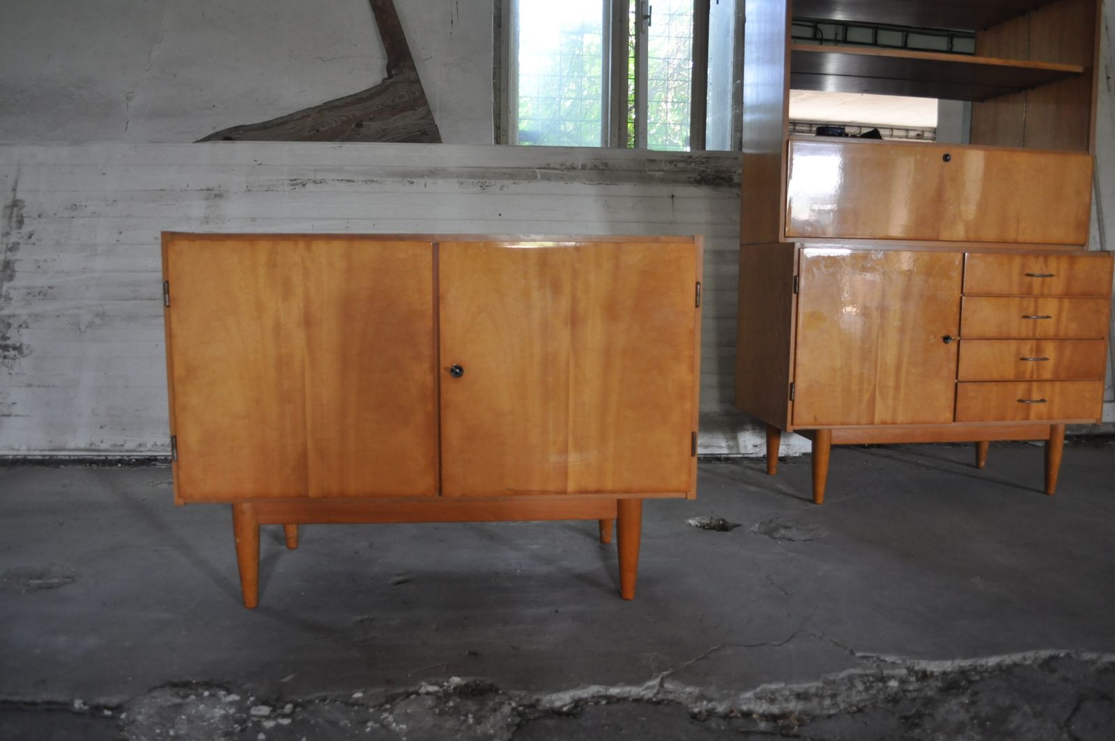 Hungarian Mid Century Cabinet From The 1960s photo for sale