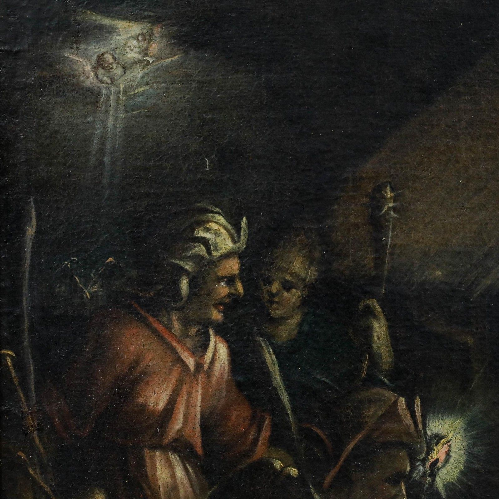 European School 18th Century Oil The Adoration Of The Shepherds photo 550.0