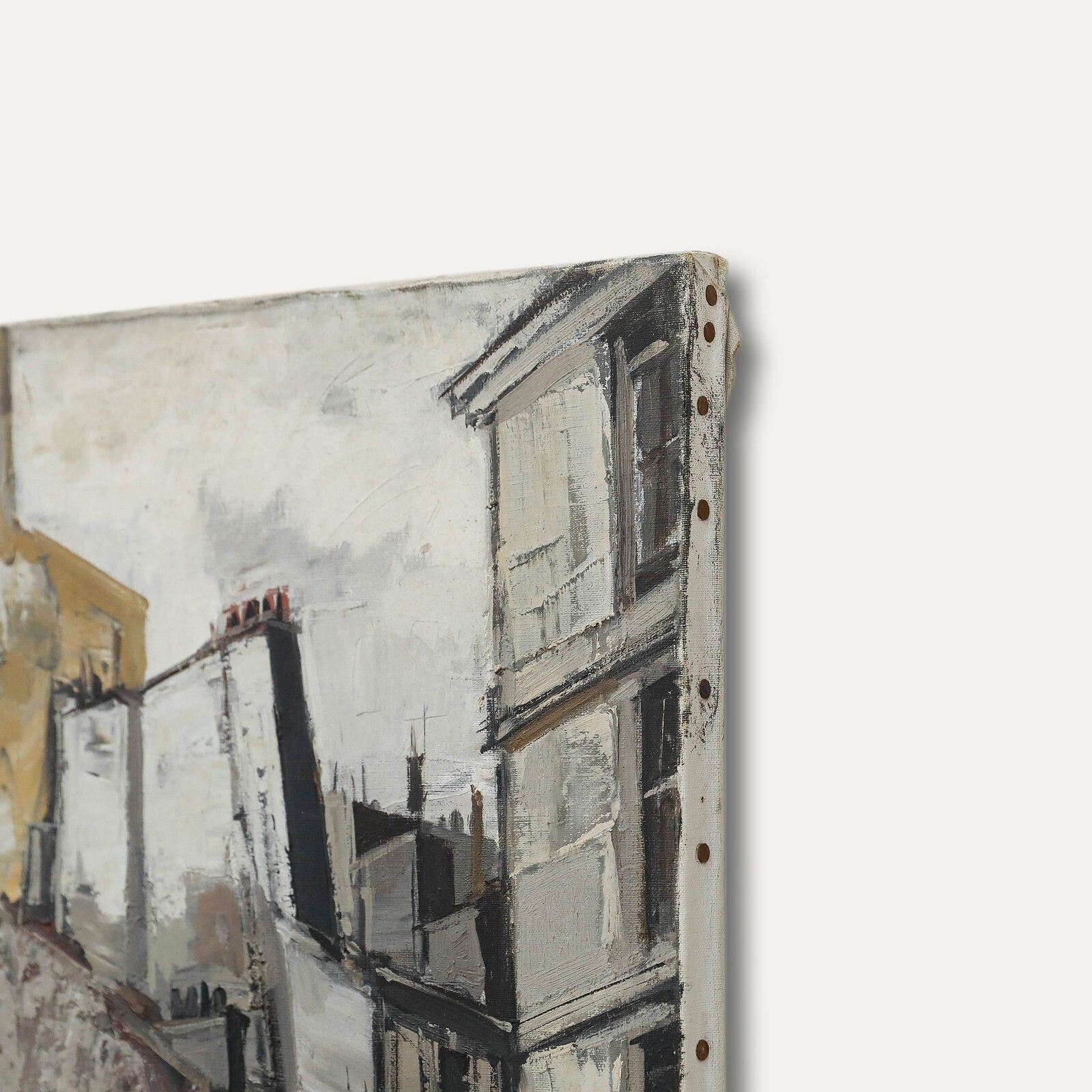 Daniel Merino (1941 2011) Mid 20th Century Oil, Parisian Boulevard photo 350.0