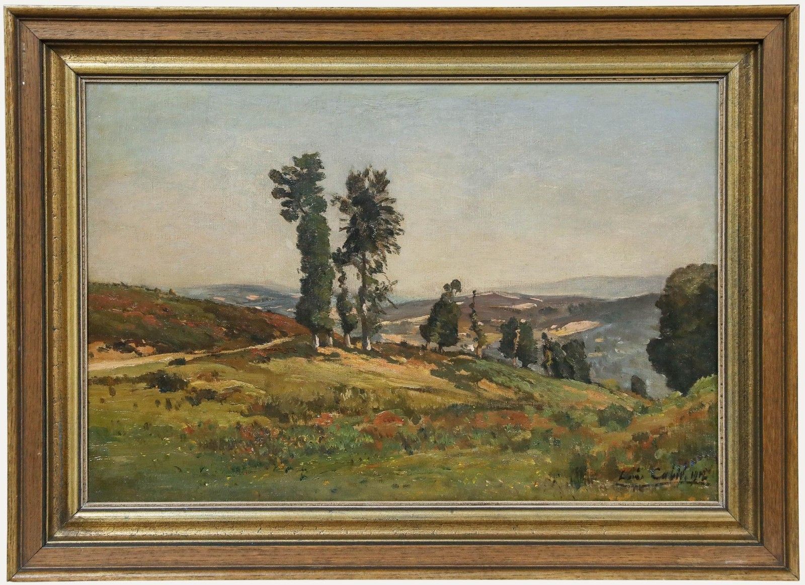 Louis Alexandre Cabié (1853 1939) 1912 Oil, Late Summer Landscape