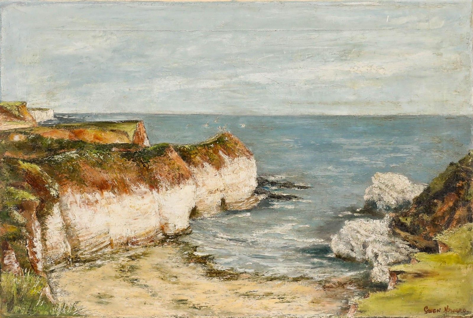 Gwen Howard 20th Century Oil, Flamborough photo furniture