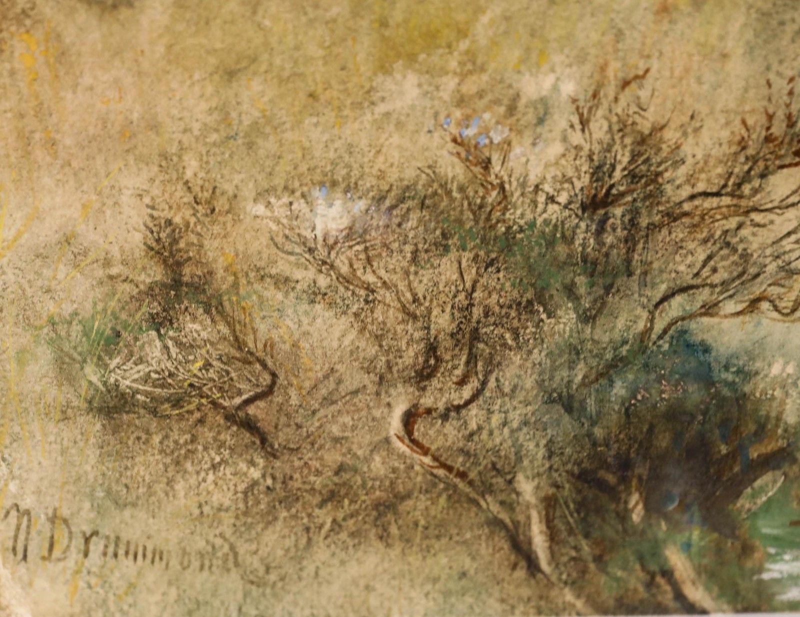 N. Drummond Early 20th Century Watercolour, Waiting For The Gillie photo 250.0