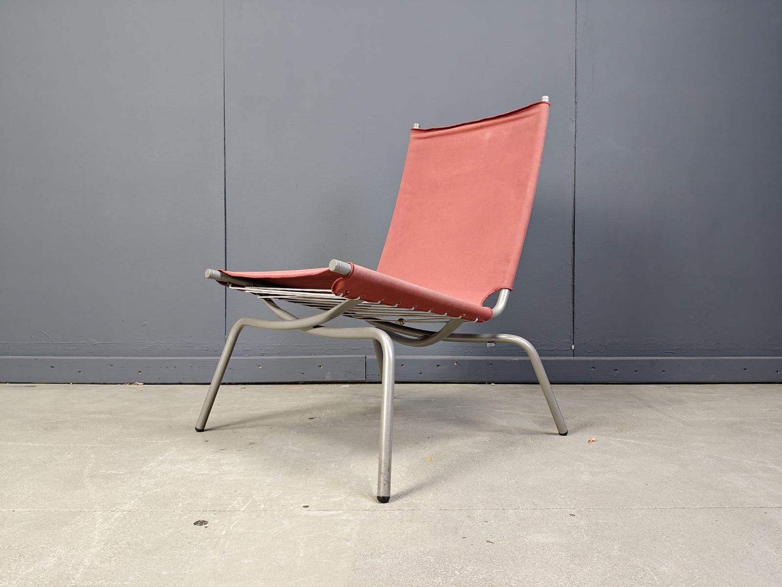 Vintage Crossed Legged Lounge Chair By Fabiaan Van Severen, 1990s