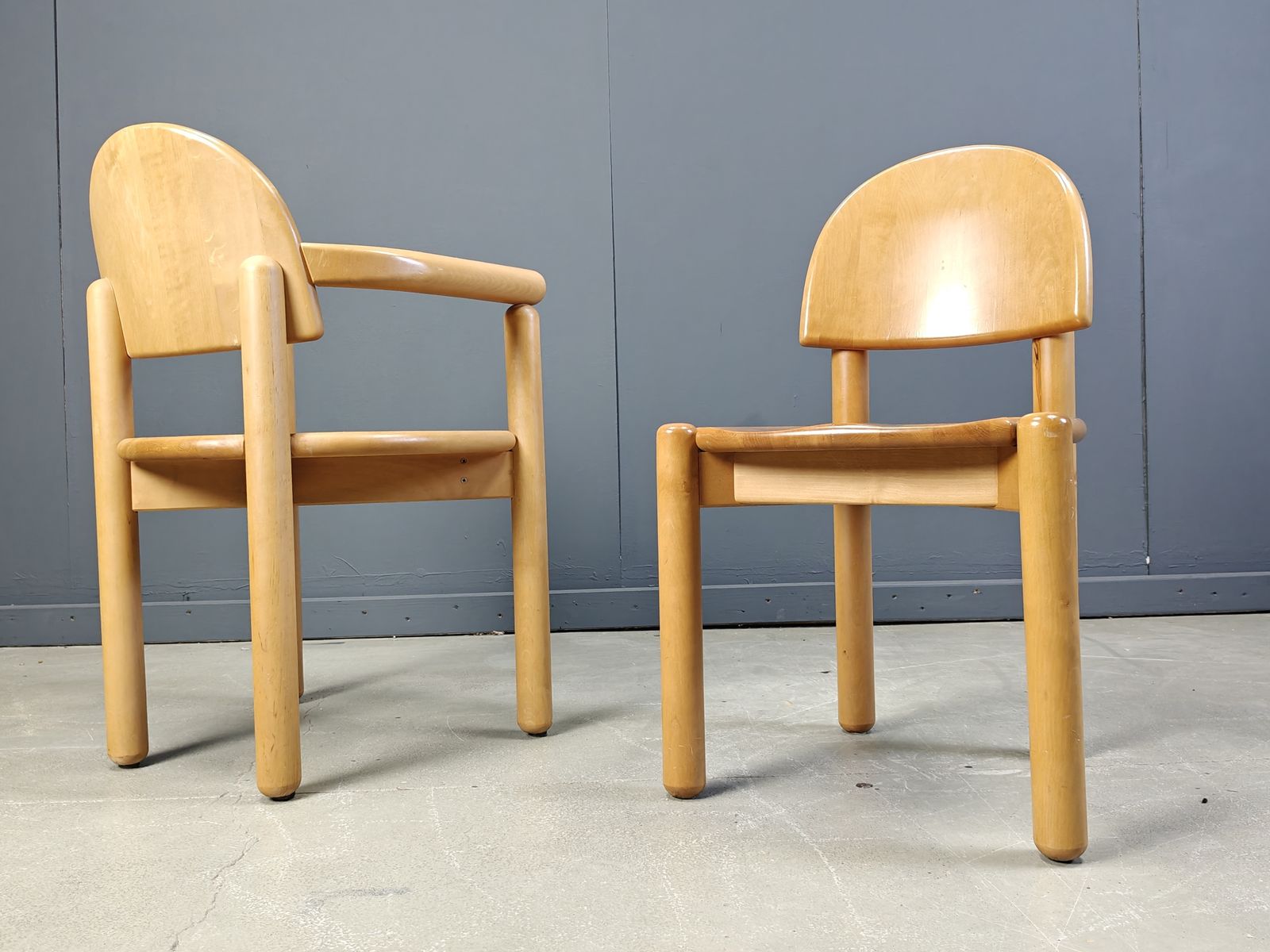 Set Of 6 Scandinavian Dining Chairs By Rainer Daumiller, 1980s photo for sale